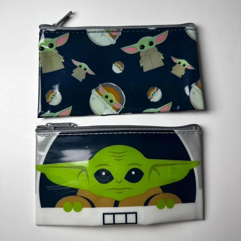 Star Wars Grogu Baby Yoda Zipper Pouch Set